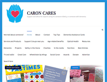 Tablet Screenshot of caroncares.co.uk